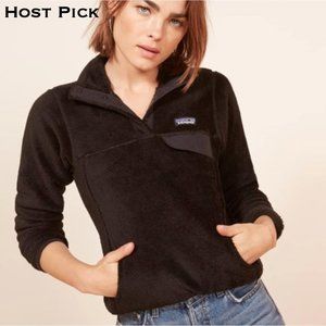 Patagonia Re-Tool Snap-T Fleece Pullover Black